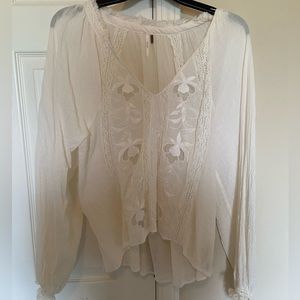Free People long sleeve oversize top.